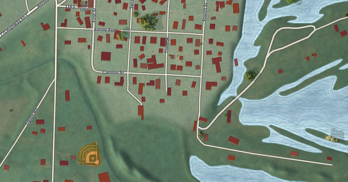 Map of East Fultonham, Ohio in 2026