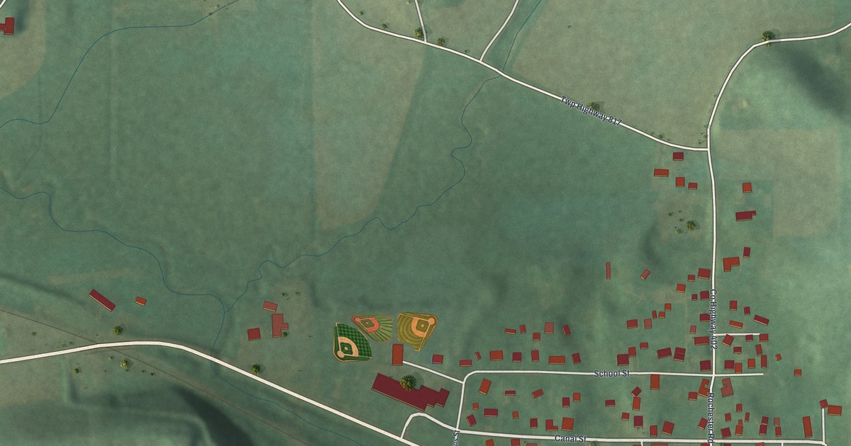 Map of East Rochester, Ohio in 2026