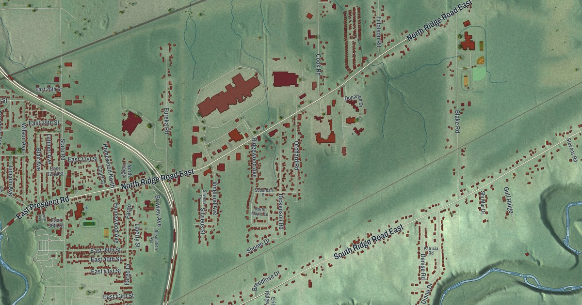 Map of Edgewood, Ohio in 2026
