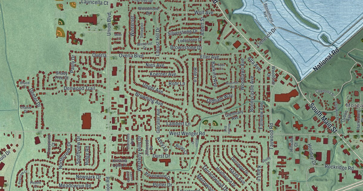 Map of Englewood, Ohio in 2026