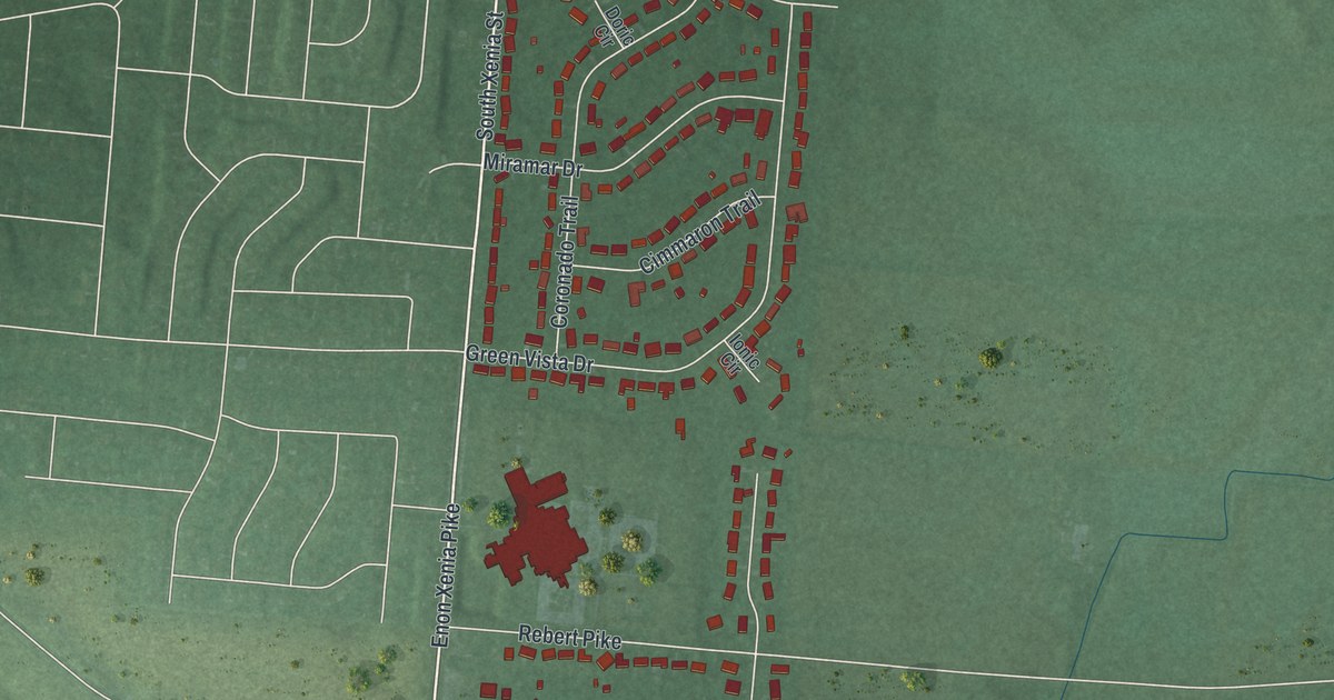 Map of Enon, Ohio in 2026
