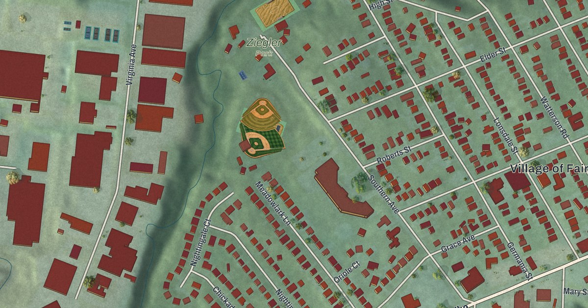 Map of Fairfax, Ohio in 2026