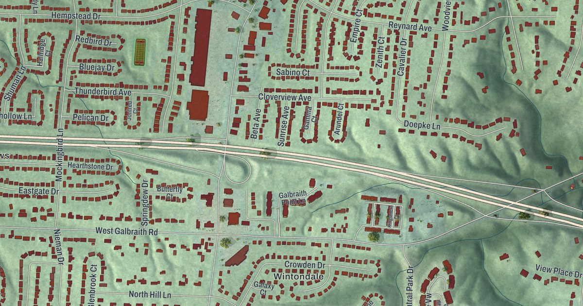 Map of Finneytown, Ohio in 2026