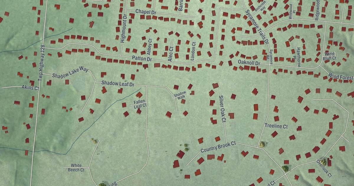 Map of Five Points, Ohio in 2026