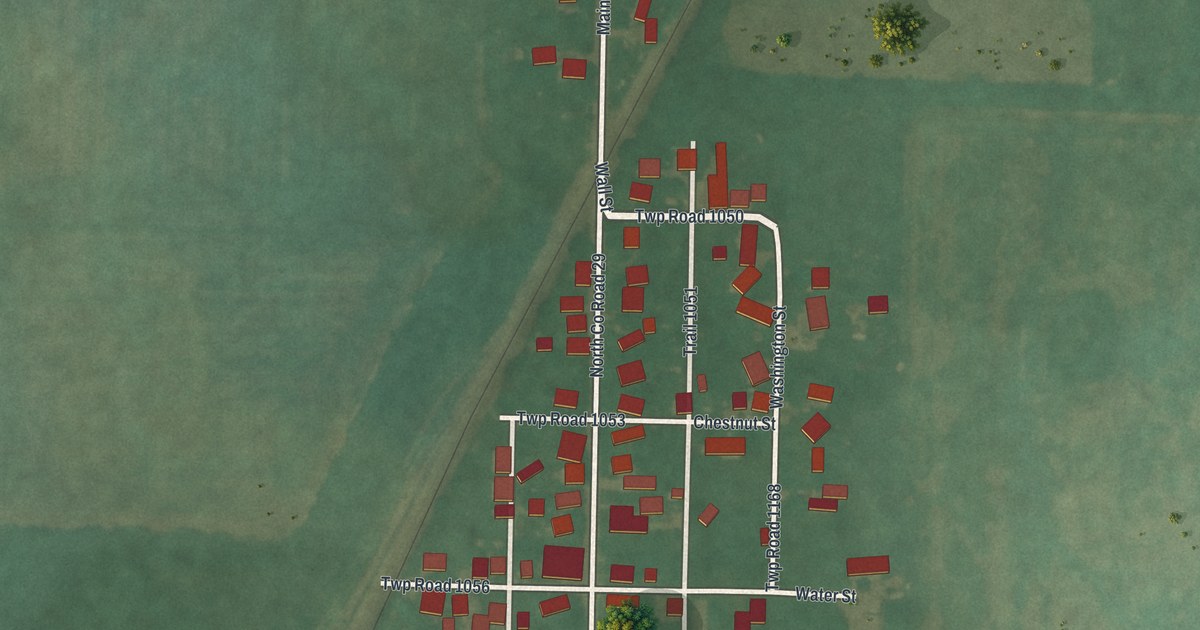 Map of Flat Rock, Ohio in 2026