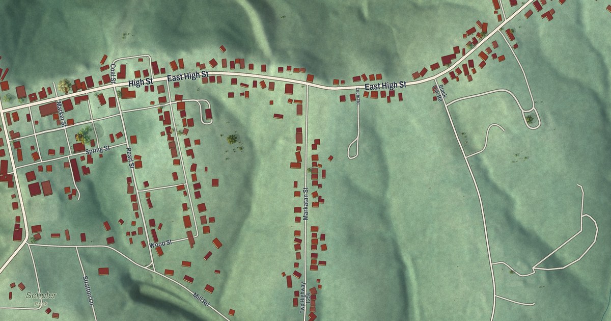 Map of Flushing, Ohio in 2026