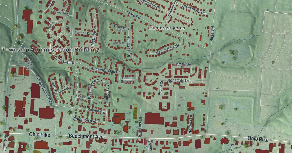 Map of Forestville, Ohio in 2026