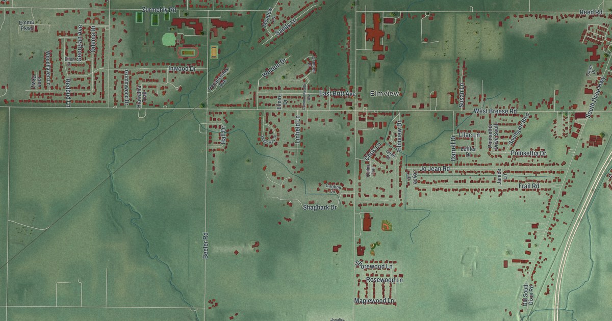 Map of Fort Shawnee, Ohio in 2026