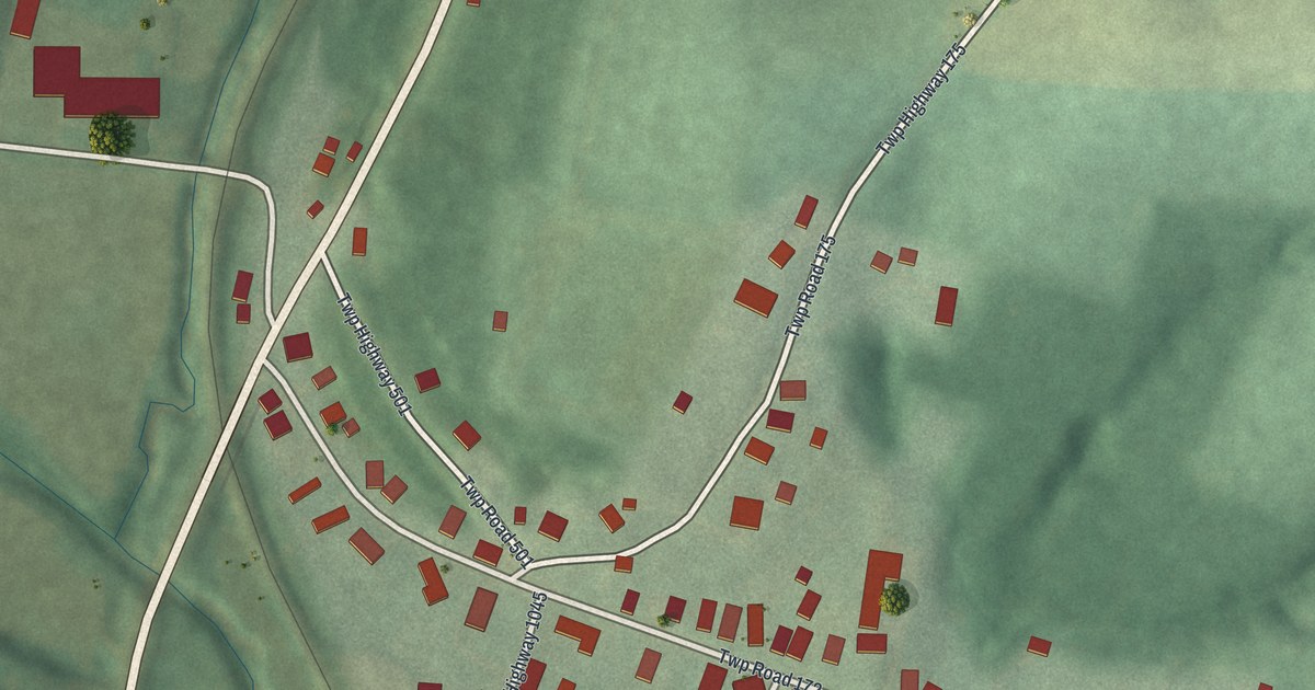 Map of Fresno, Ohio in 2026