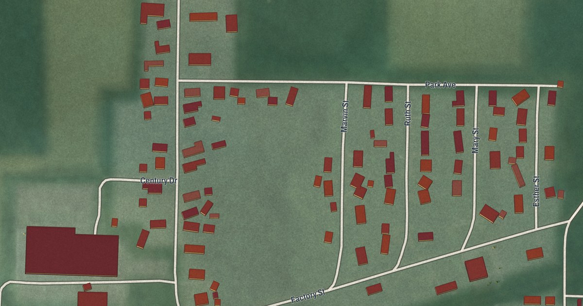 Map of Gettysburg, Ohio in 2026