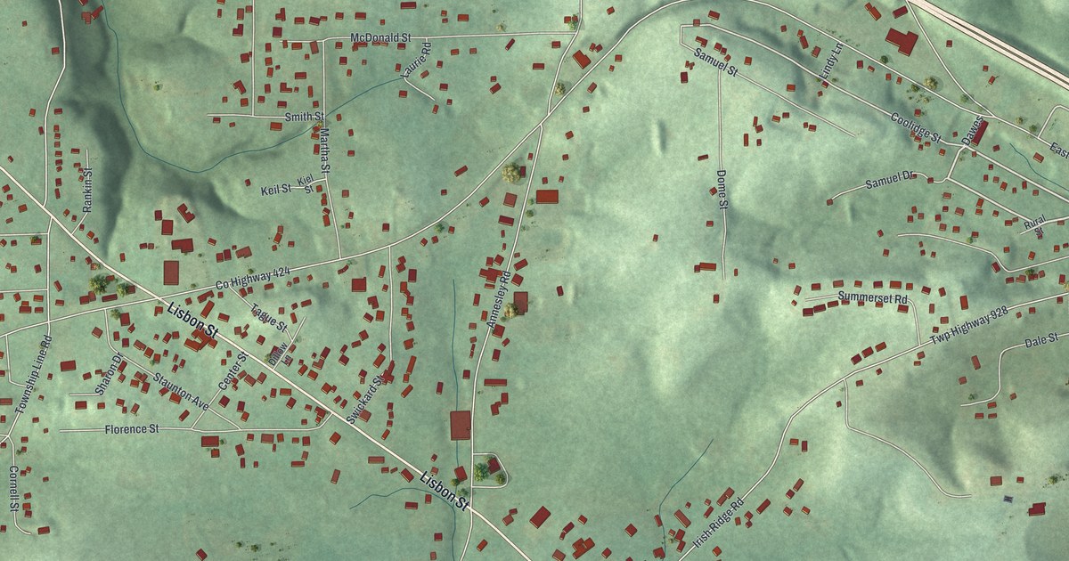 Map of Glenmoor, Ohio in 2026