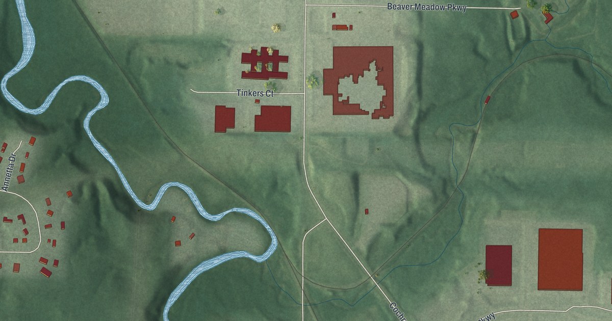 Map of Glenwillow, Ohio in 2026