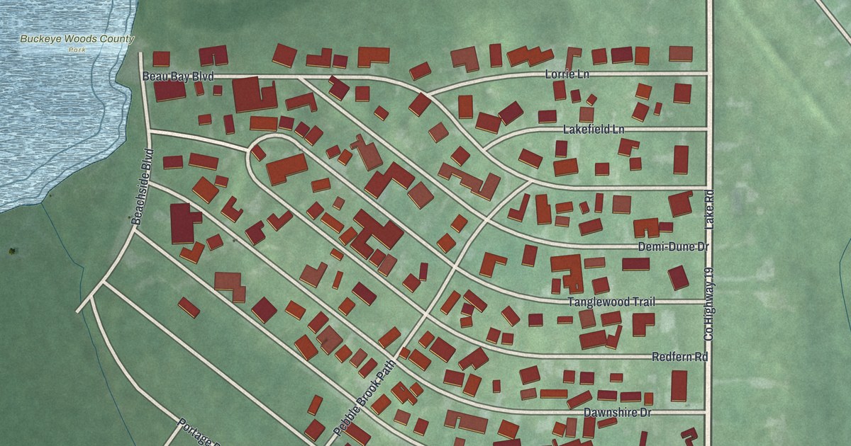Map of Gloria Glens Park, Ohio in 2026