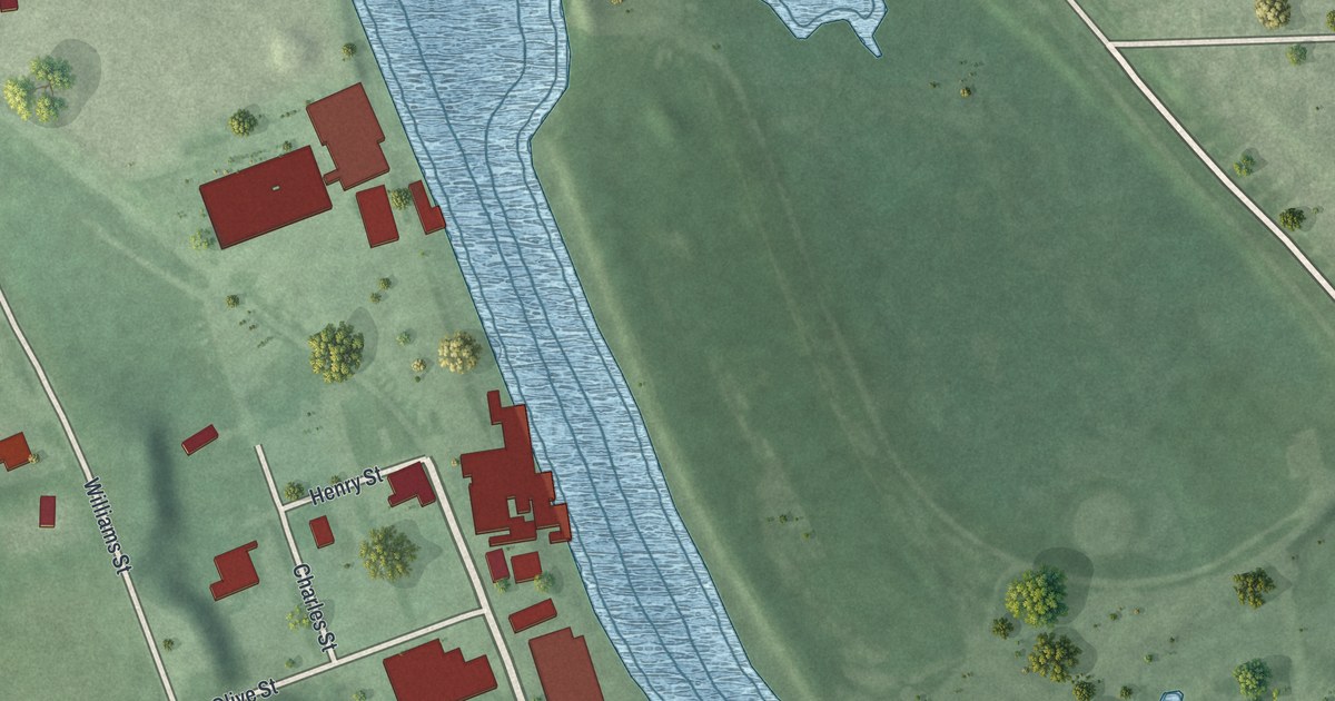 Map of Grand River, Ohio in 2026