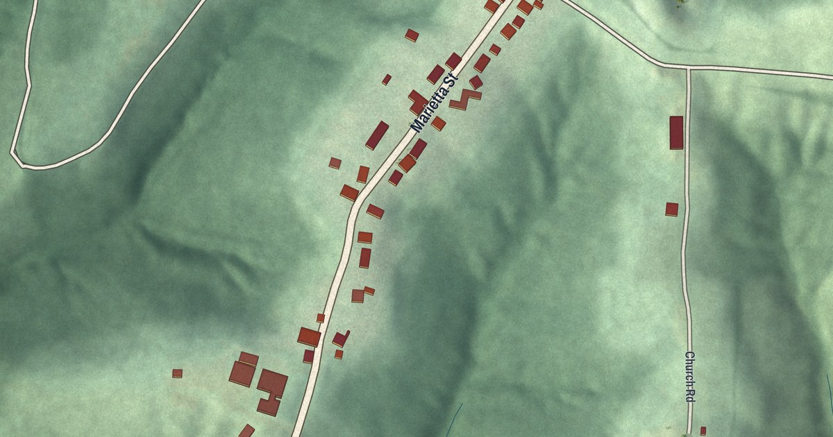 Map of Graysville, Ohio in 2026
