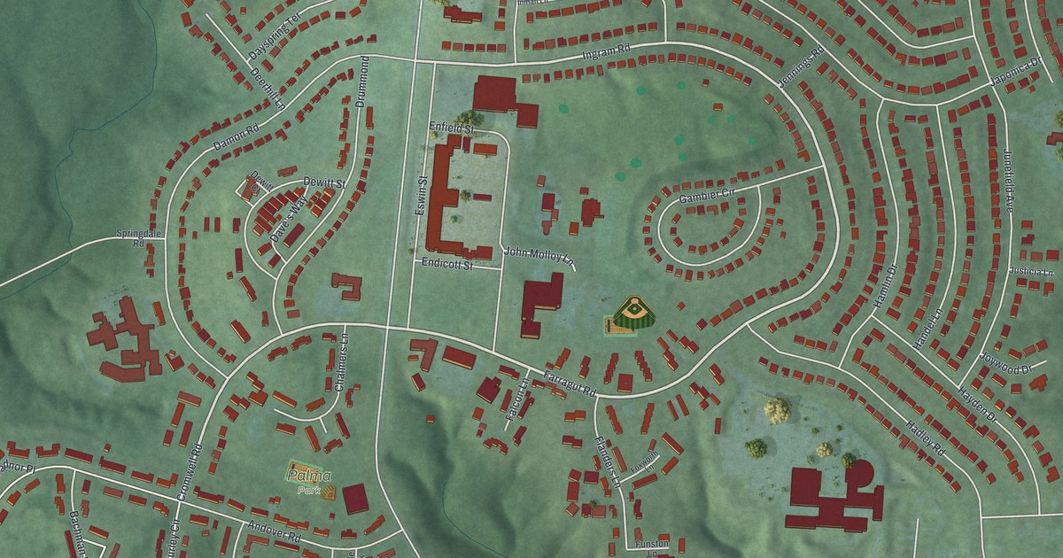 Map of Greenhills, Ohio in 2026