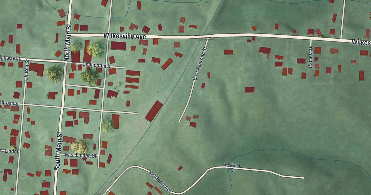 Map of Hamden, Ohio in 2026