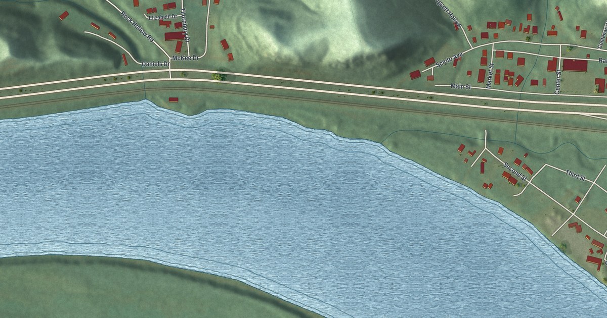 Map of Hanging Rock, Ohio in 2026