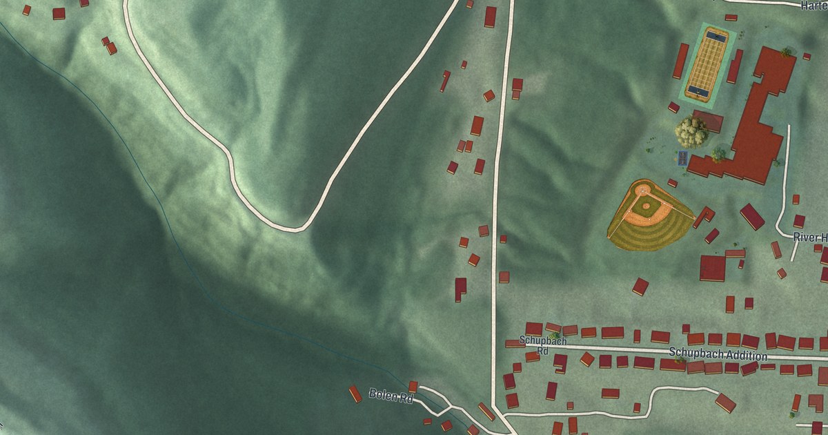 Map of Hannibal, Ohio in 2026