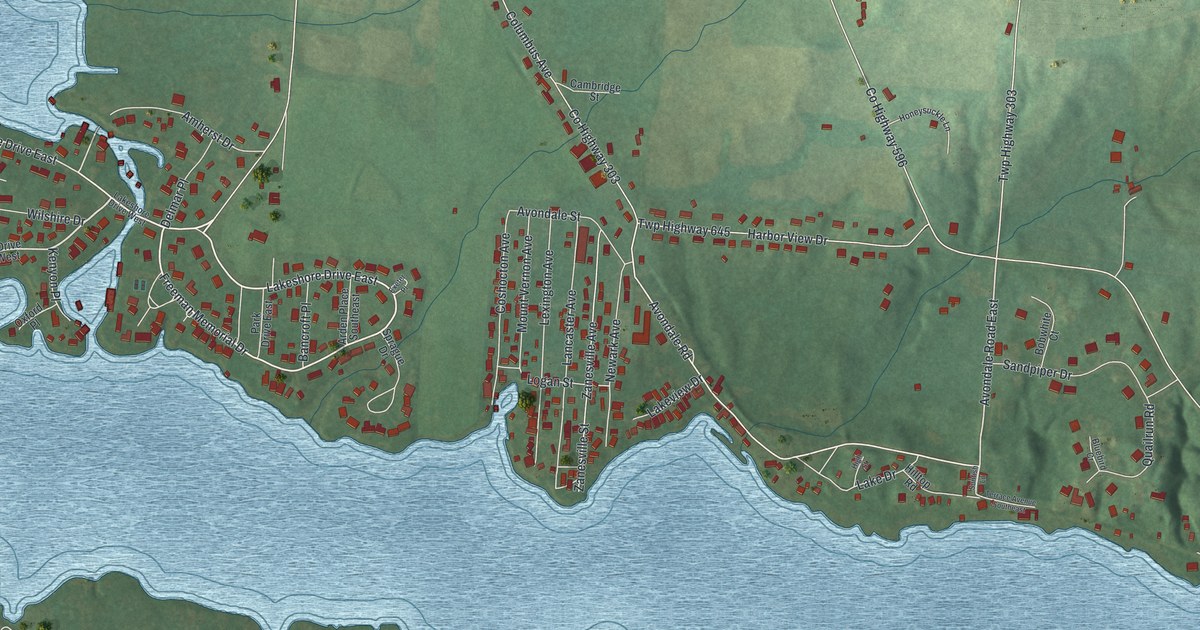 Map of Harbor Hills, Ohio in 2026