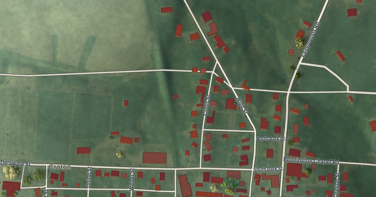 Map of Hartford (Croton), Ohio in 2026
