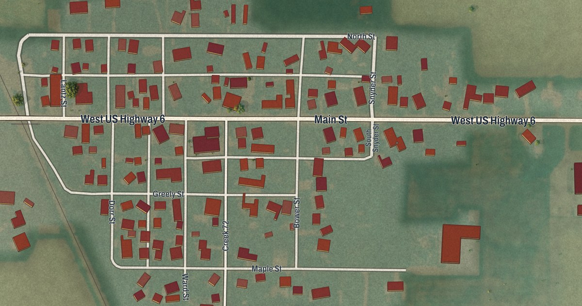 Map of Helena, Ohio in 2026