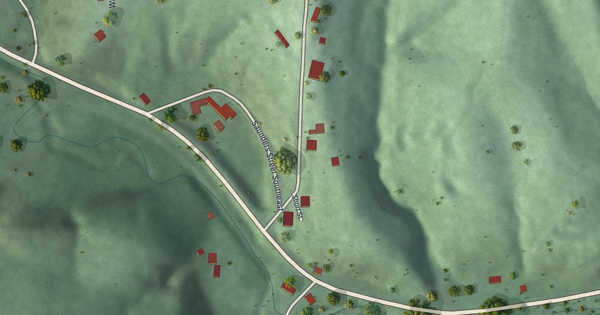 Map of Hemlock, Ohio in 2026
