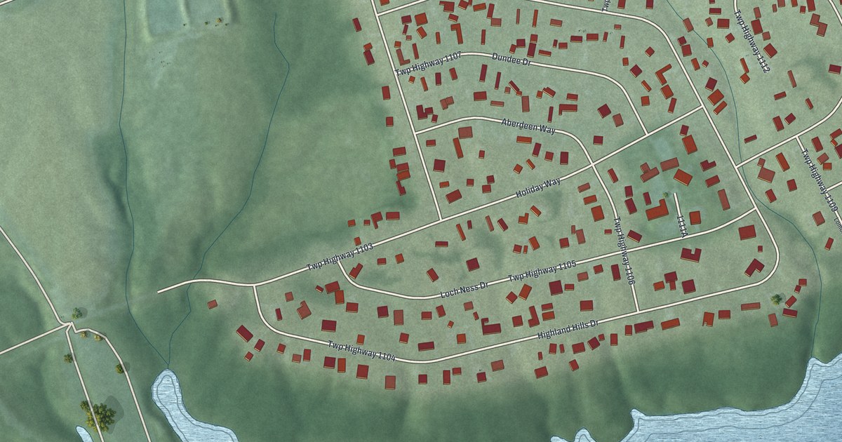 Map of Highland Holiday, Ohio in 2026