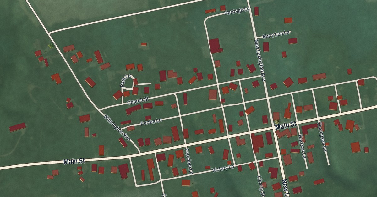 Map of Highland, Ohio in 2026