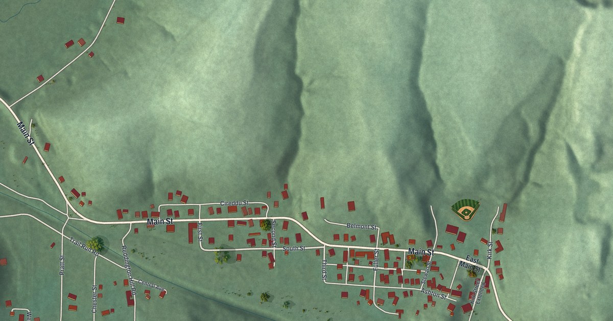 Map of Holloway, Ohio in 2026