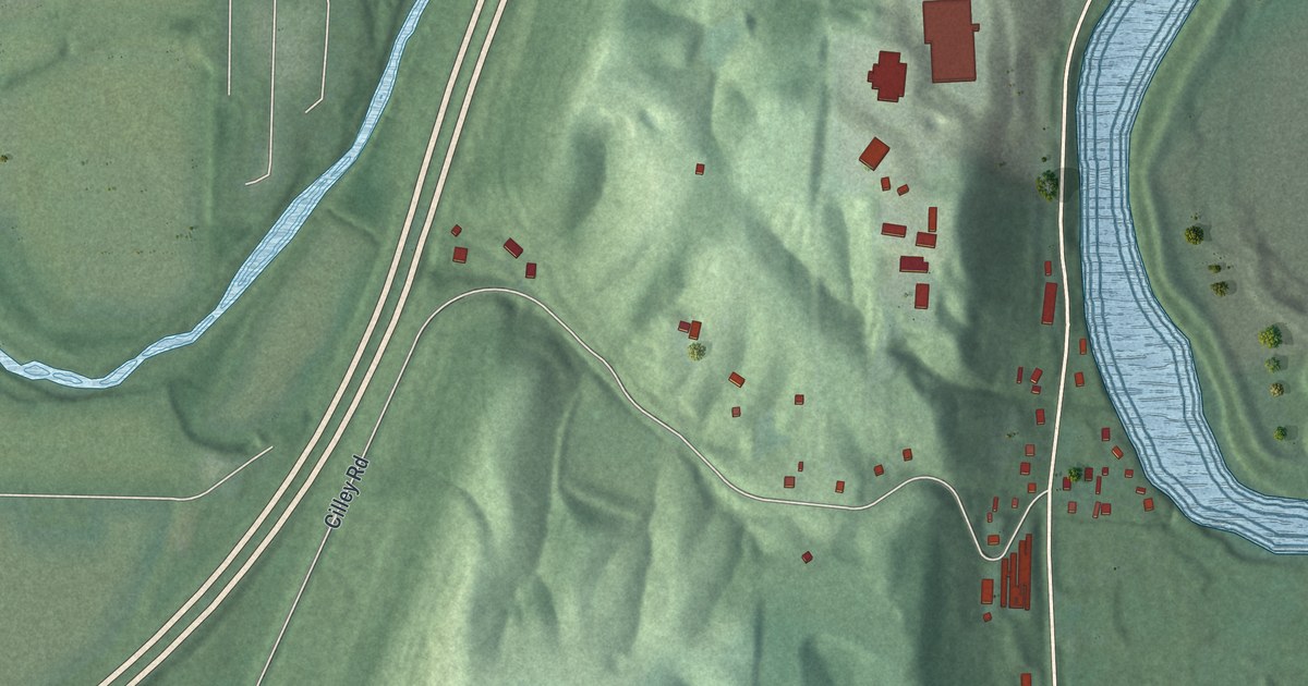 Map of Hooven, Ohio in 2026
