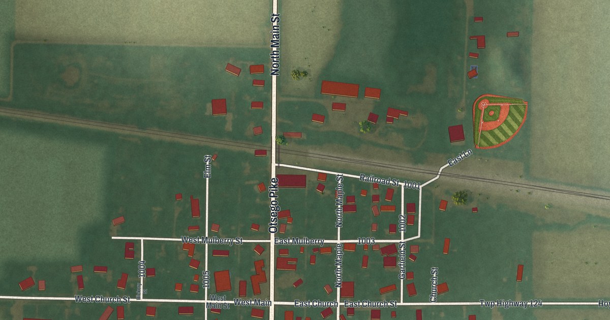 Map of Hoytville, Ohio in 2026