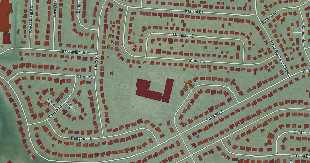 Map of Huber Ridge, Ohio in 2026