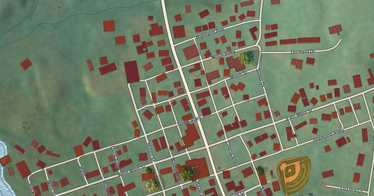 Map of Jeromesville, Ohio in 2026