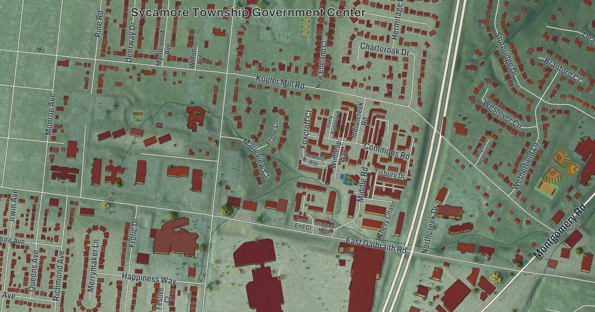 Map of Kenwood, Ohio in 2026