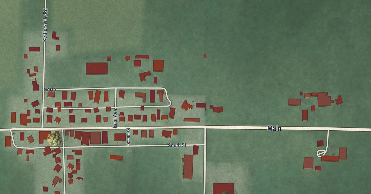 Map of Kettlersville, Ohio in 2026
