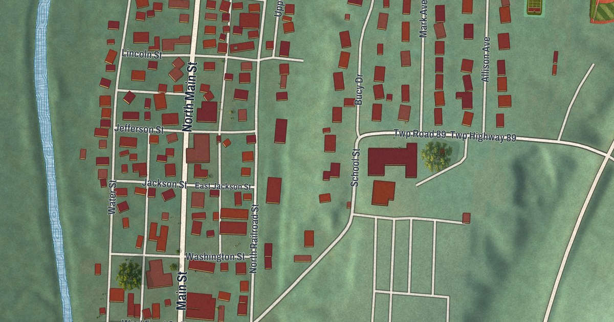 Map of Killbuck, Ohio in 2026