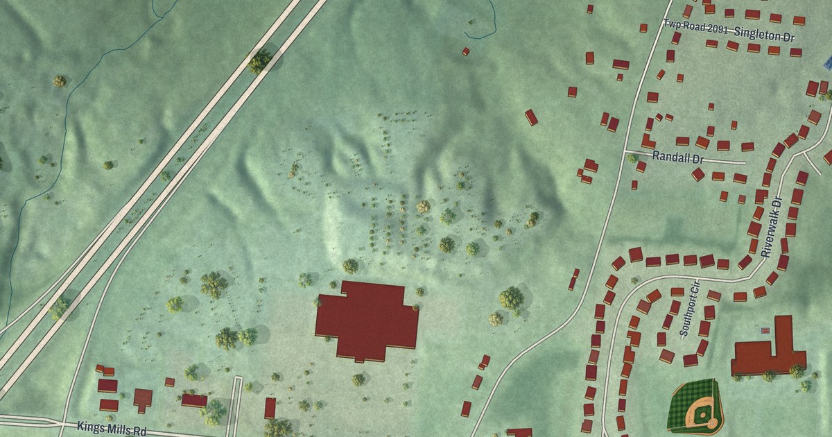Map of Kings Mills, Ohio in 2026