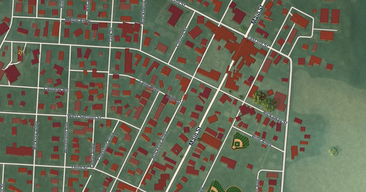 Map of Kingston, Ohio in 2026