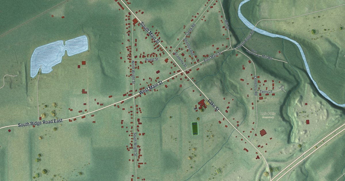 Map of Kingsville, Ohio in 2026
