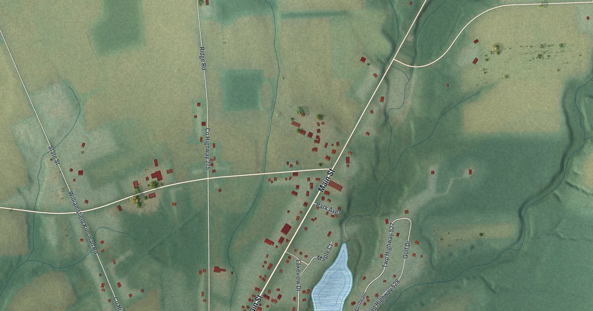 Map of Kinsman Center, Ohio in 2026