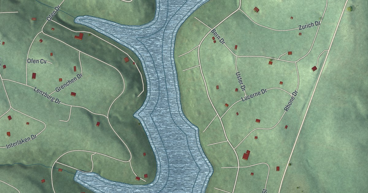 Map of Lake Buckhorn, Ohio in 2026