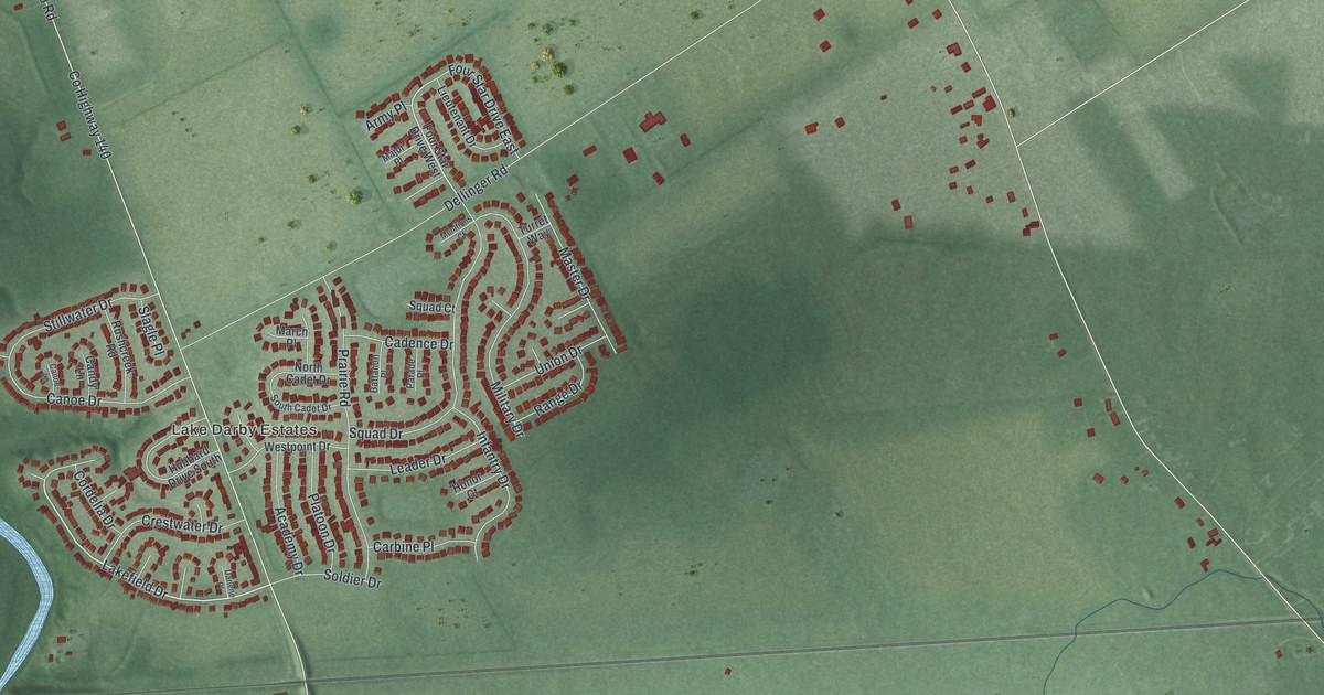 Map of Lake Darby, Ohio in 2026