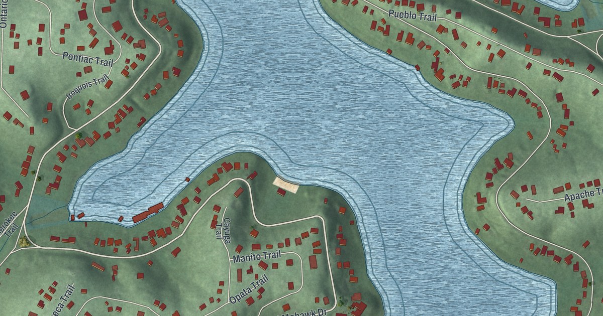 Map of Lake Mohawk, Ohio in 2026