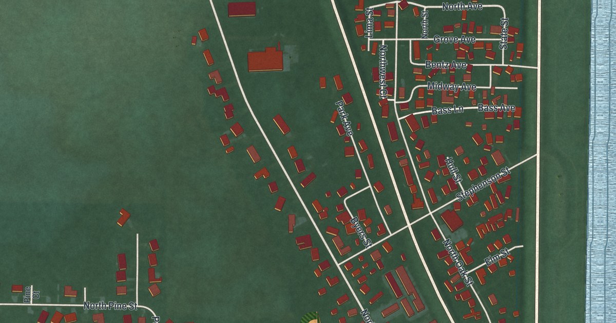 Map of Lakeview, Ohio in 2026