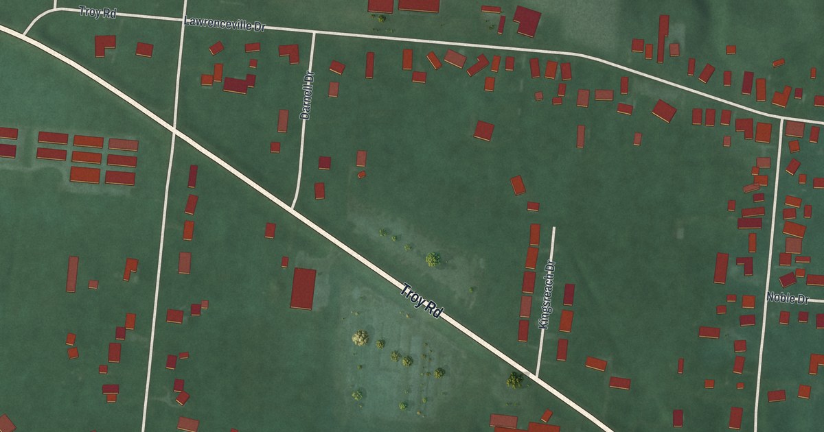 Map of Lawrenceville, Ohio in 2026