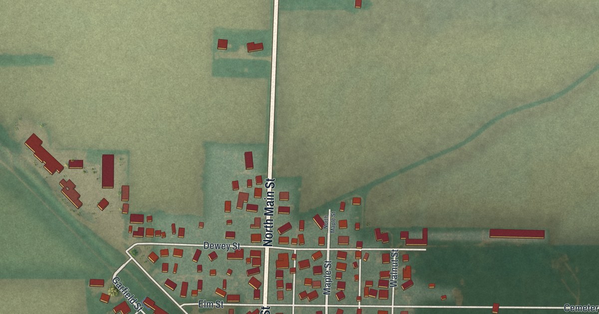 Map of Lindsey, Ohio in 2026