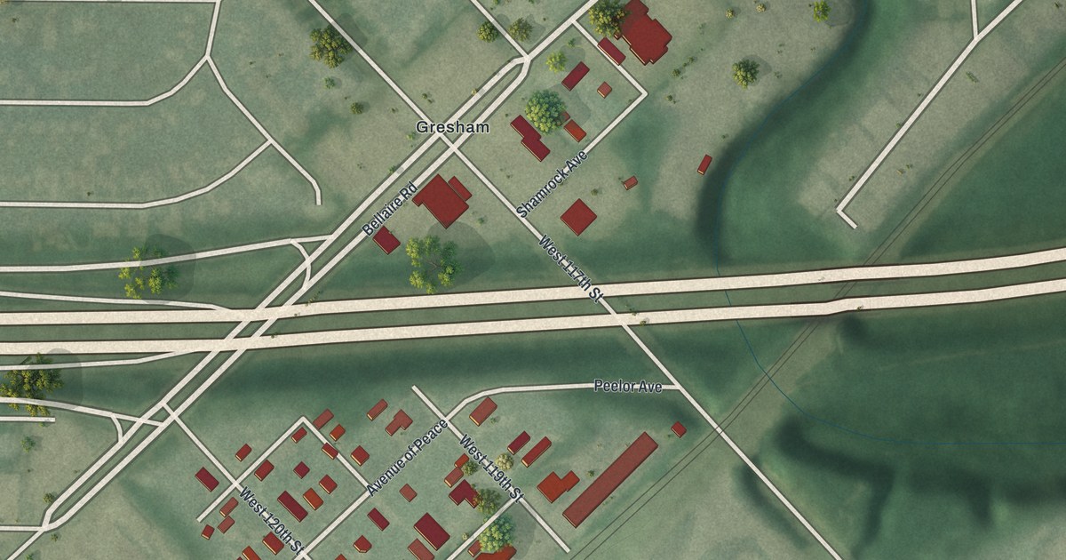 Map of Linndale, Ohio in 2026