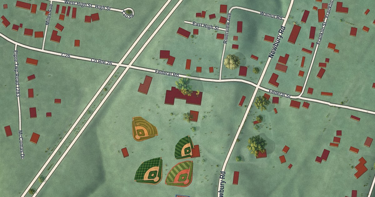 Map of Little Hocking, Ohio in 2026