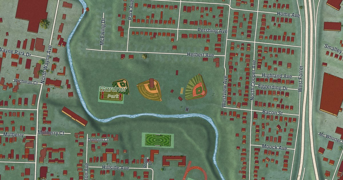 Map of Lockland, Ohio in 2026